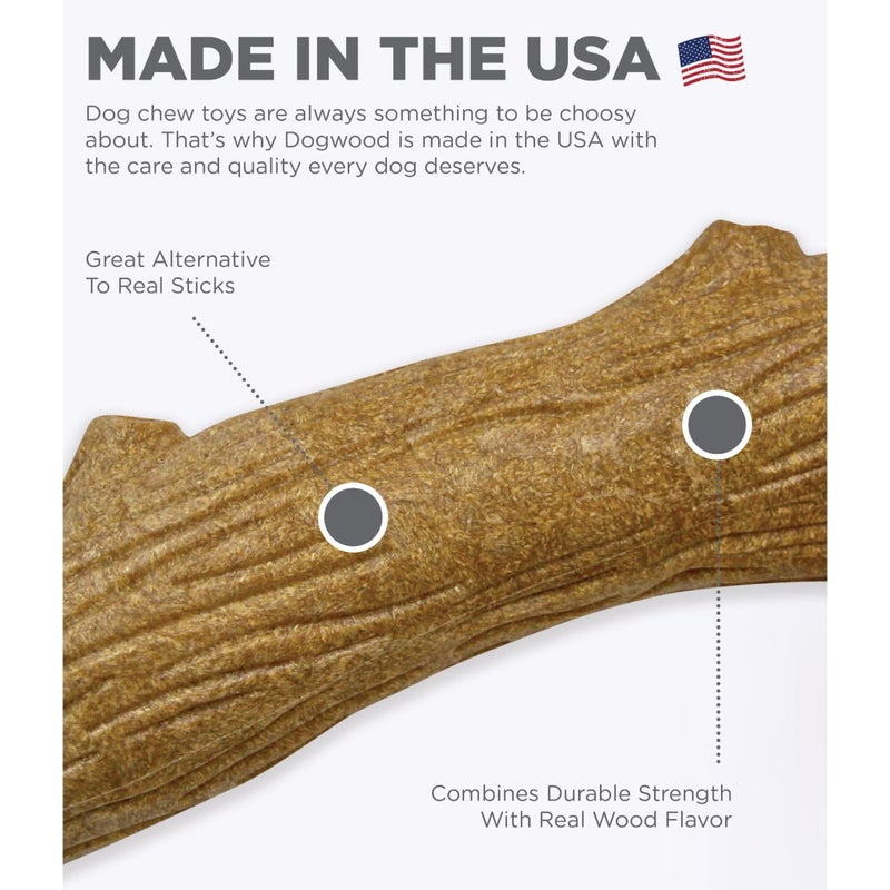 Petstages Pupstages Dogwood Dog Chew Toy â€“ Real-Wood Blend, Natural Flavor & Texture, Moderate Chewers, Small, 5.4" - Image 3